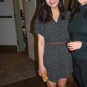 H&M black/white dress